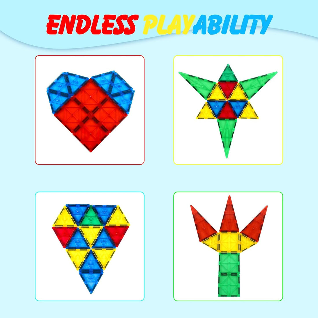Magnetic Tiles Building Blocks