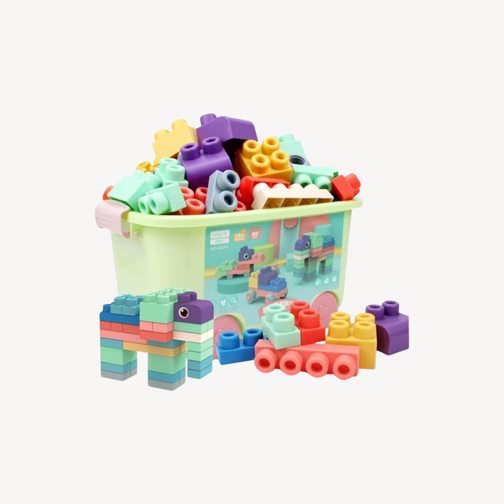 Soft Rubber Building Block Toy